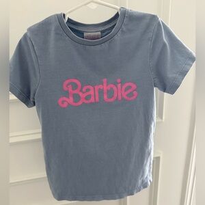 Barbie Blue and Pink Short Sleeve Tee